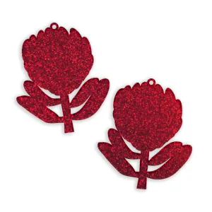 © Warratah Flower - 2 Pair