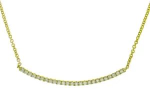 0.24ctw Diamond Bar Necklace