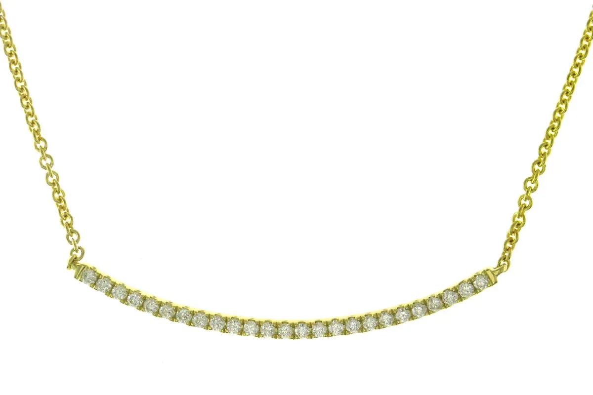 0.24ctw Diamond Bar Necklace