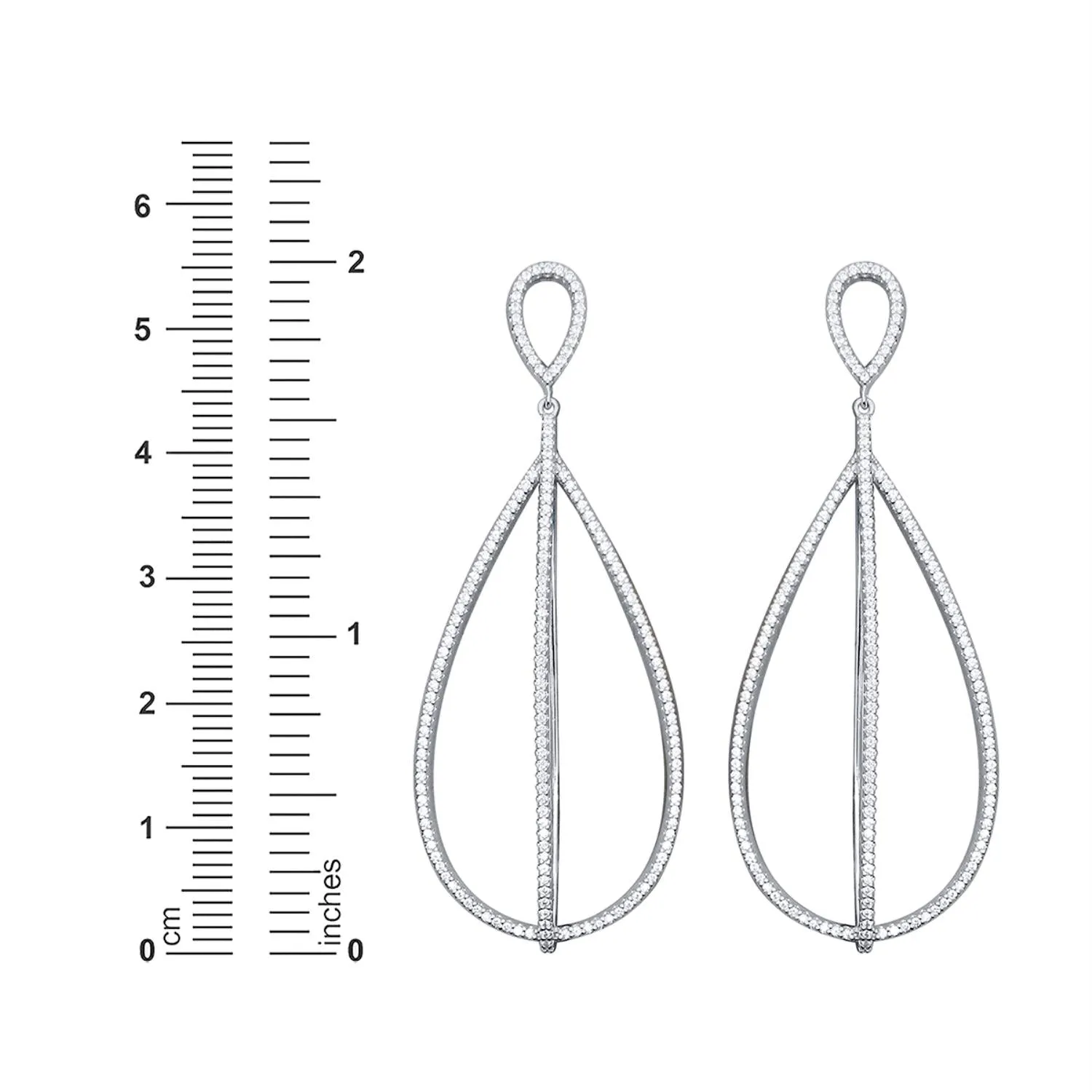 1 CTW Natural Diamond Fashion Earrings in 10KT White Gold