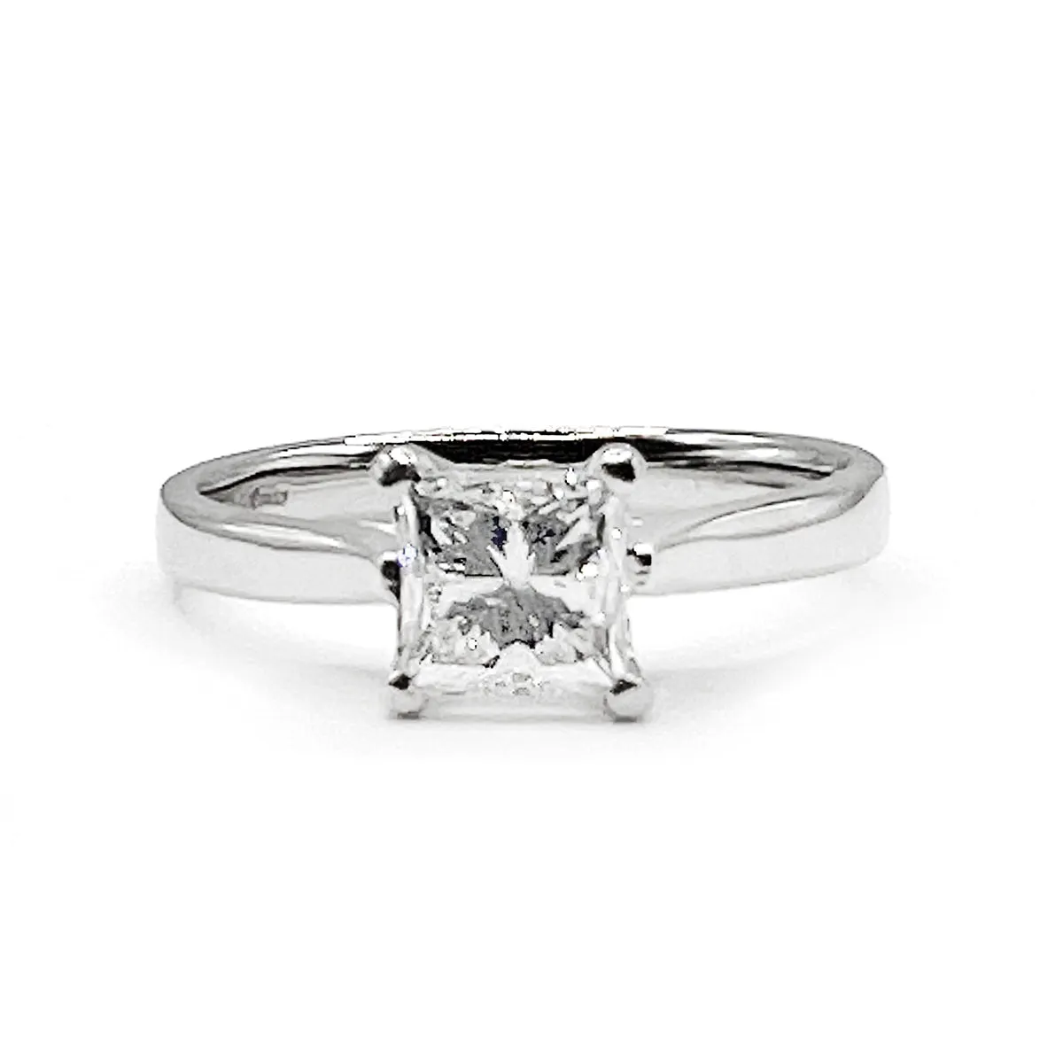 1.02ct Princess Cut Diamond Engagement Ring | Pre-Loved | Platinum