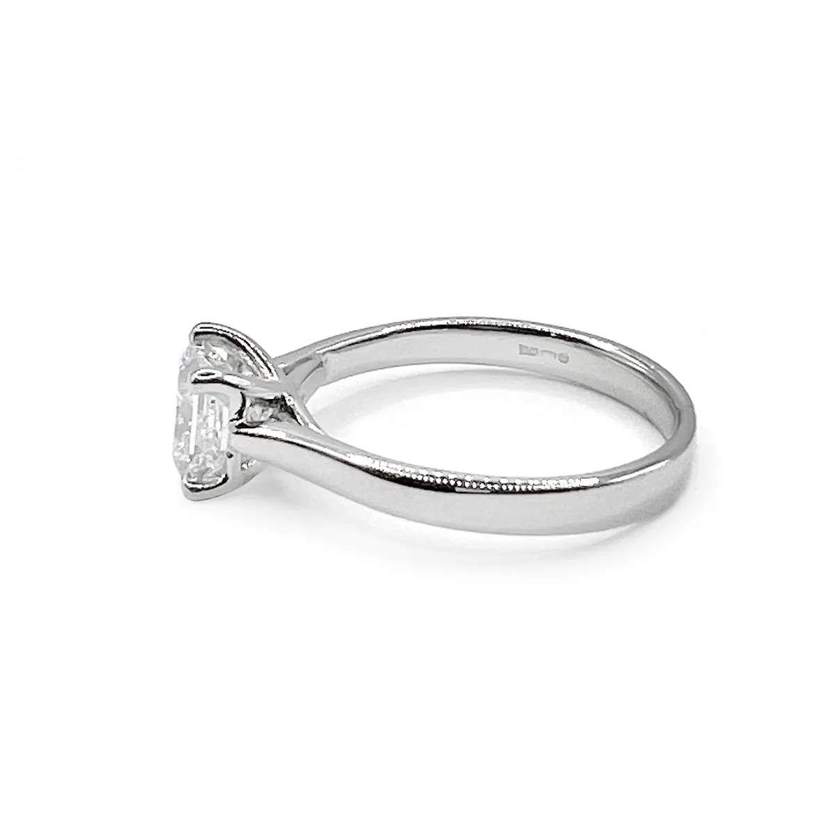1.02ct Princess Cut Diamond Engagement Ring | Pre-Loved | Platinum