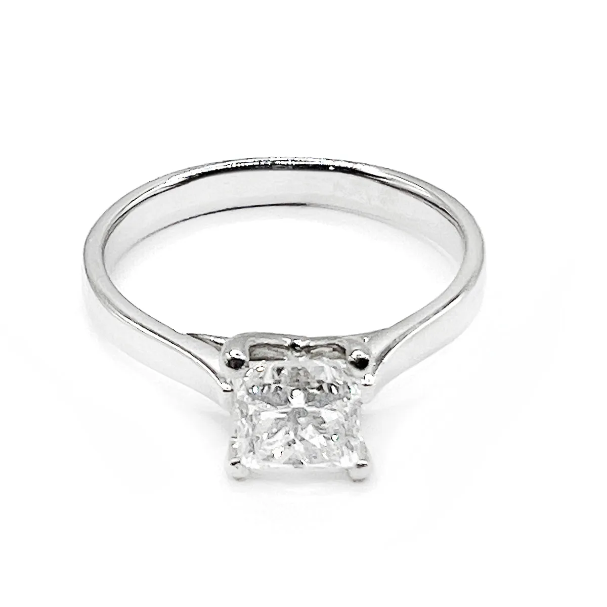 1.02ct Princess Cut Diamond Engagement Ring | Pre-Loved | Platinum
