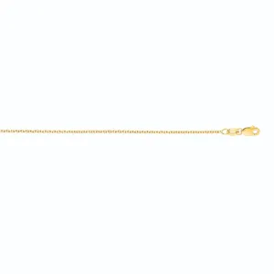 14K 2.4mm Round Cable Chain