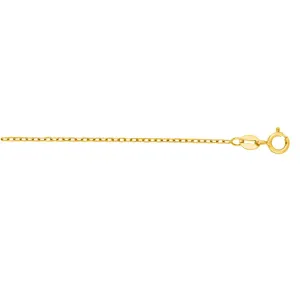 14K Gold 1.2mm Open Cable Chain