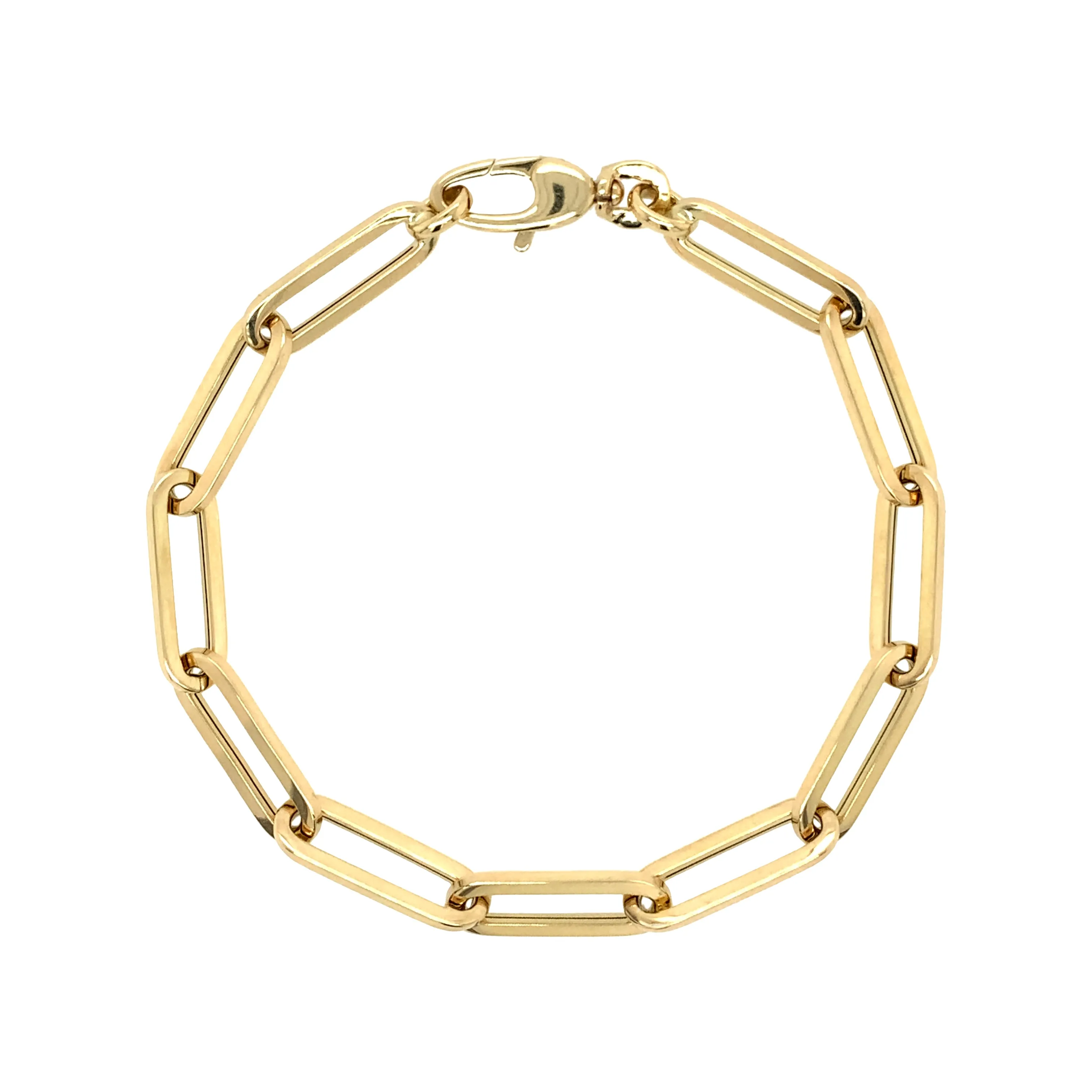 14K Gold Chain Bracelet