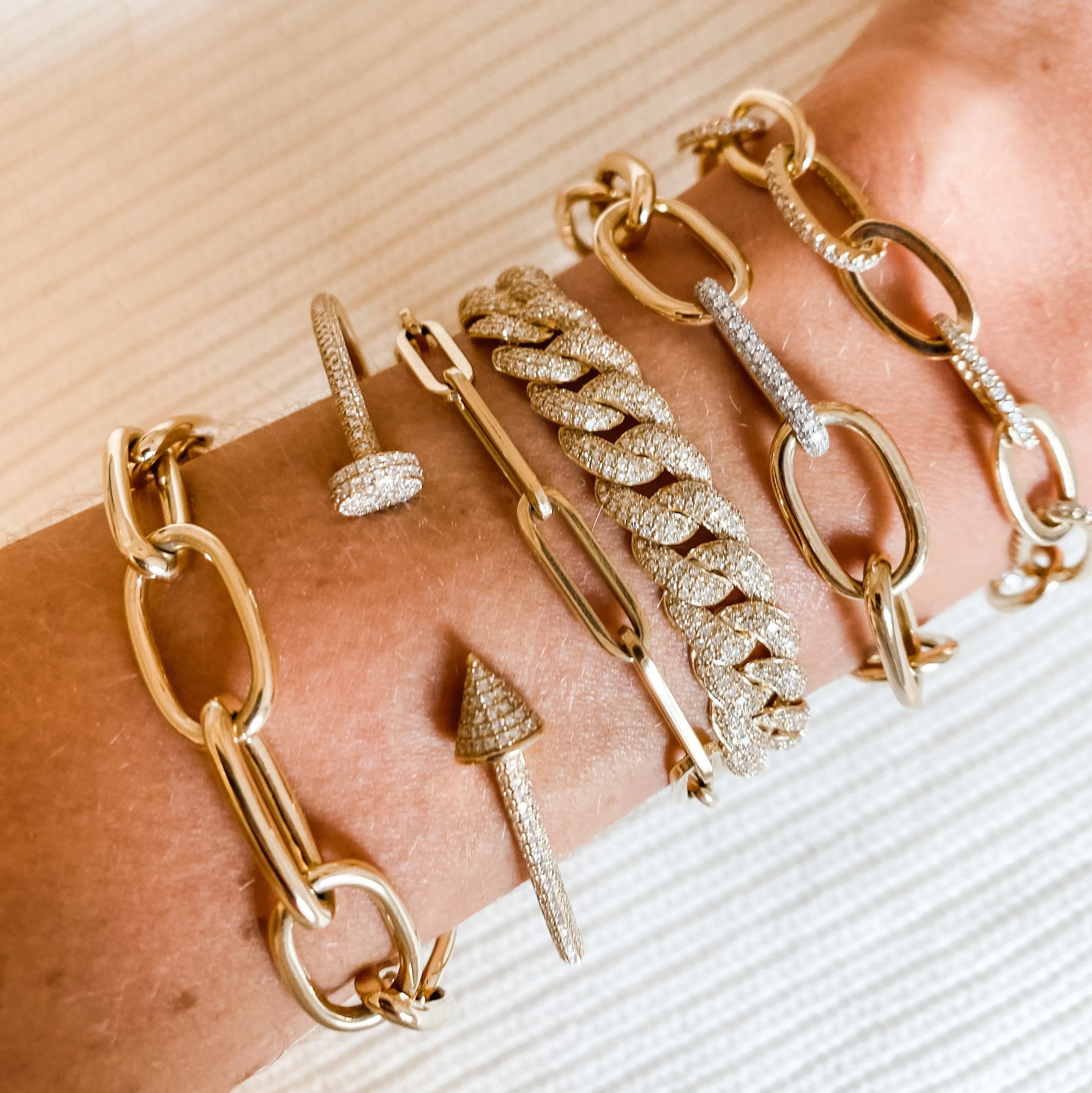 14K Gold Chain Bracelet