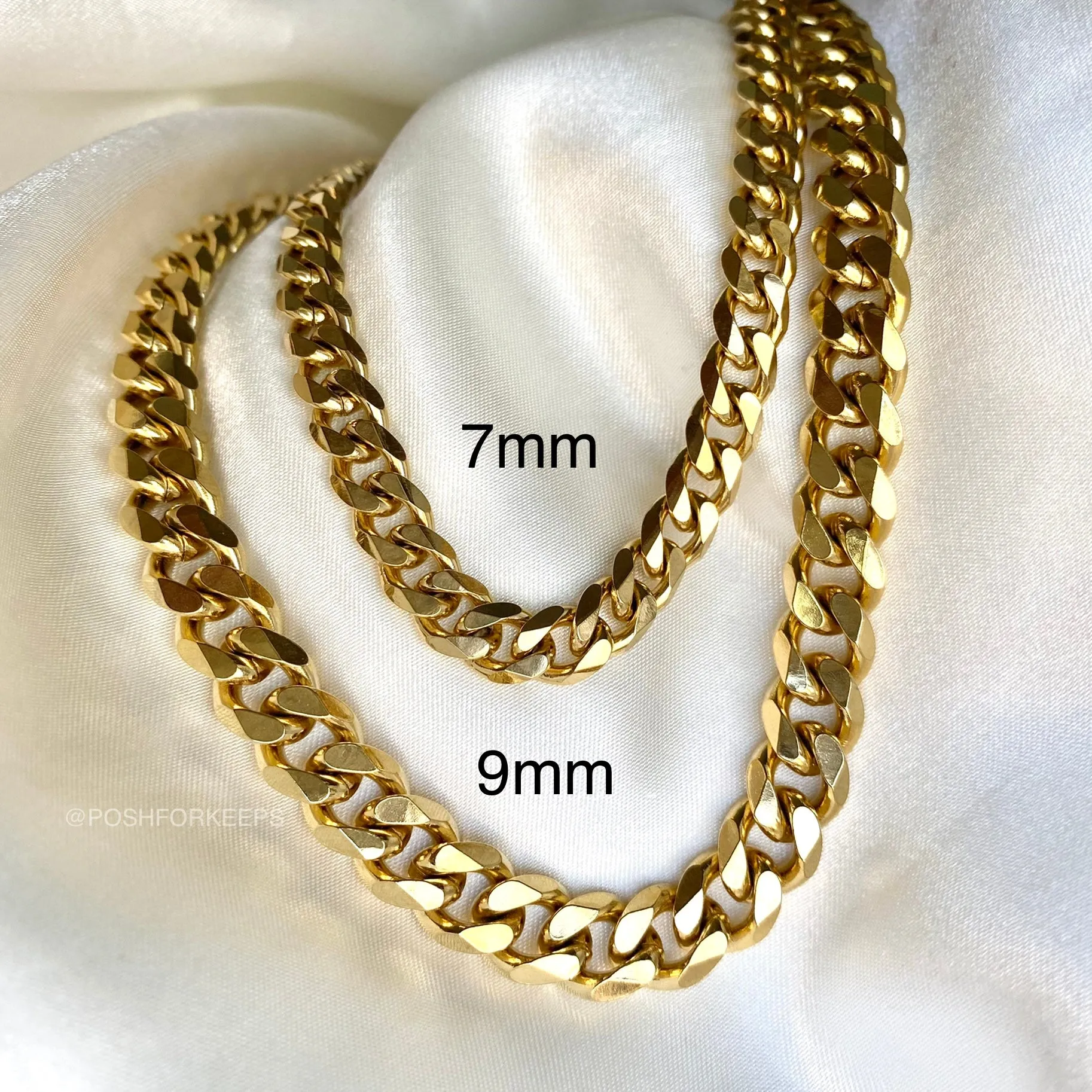 18K GOLD CUBAN CHAIN