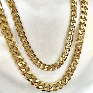 18K GOLD CUBAN CHAIN