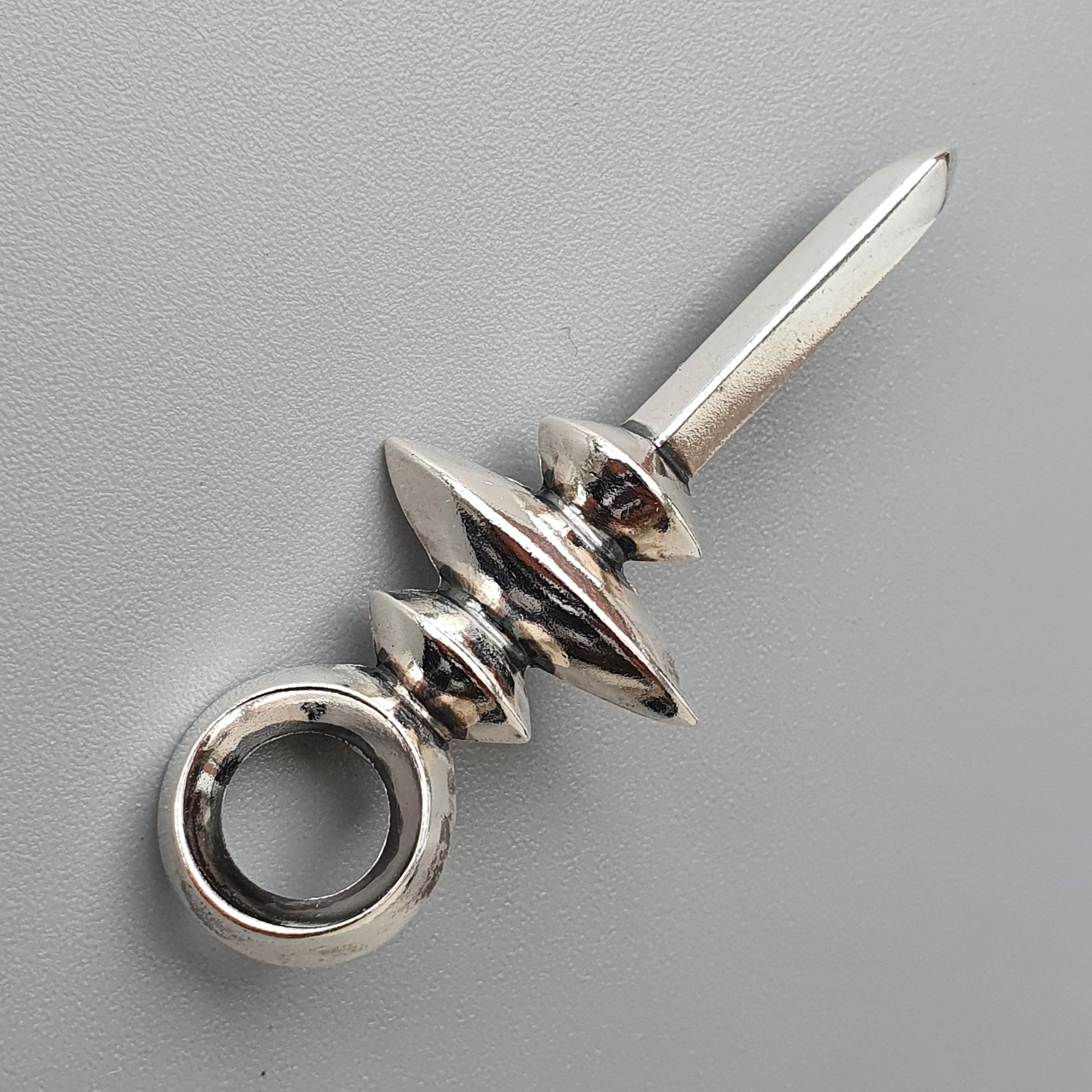 1950s Kalevala Koru Silver Ancient Sword Pendulum Style Brooch 1958