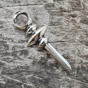 1950s Kalevala Koru Silver Ancient Sword Pendulum Style Brooch 1958