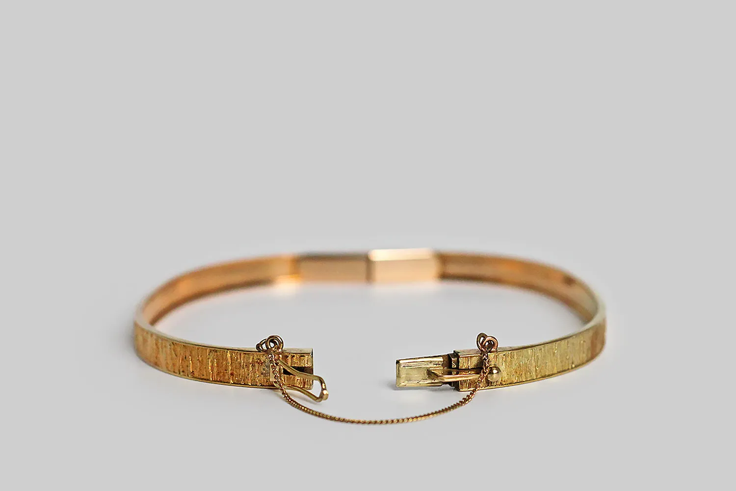 1970s Björn Weckström Hinged Bangle Bracelet