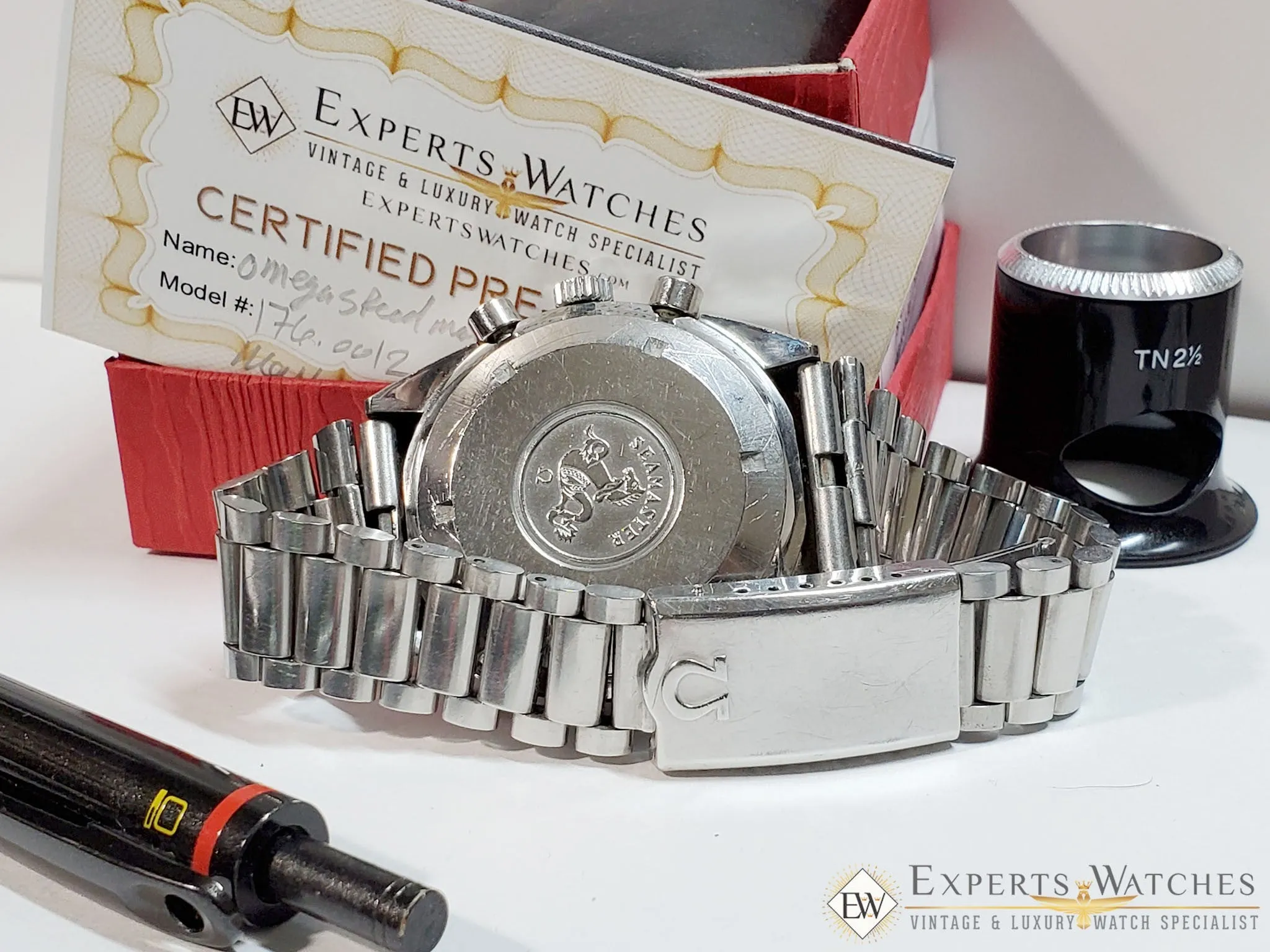 1975 Vintage Omega SpeedMaster Chronograph Mark 4.5 Ref 176.0012 Day Date Watch
