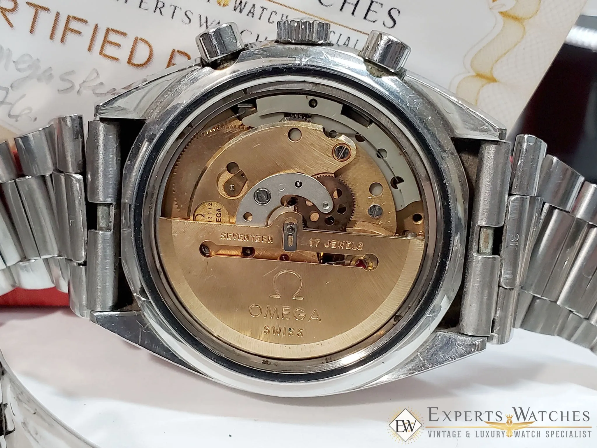 1975 Vintage Omega SpeedMaster Chronograph Mark 4.5 Ref 176.0012 Day Date Watch
