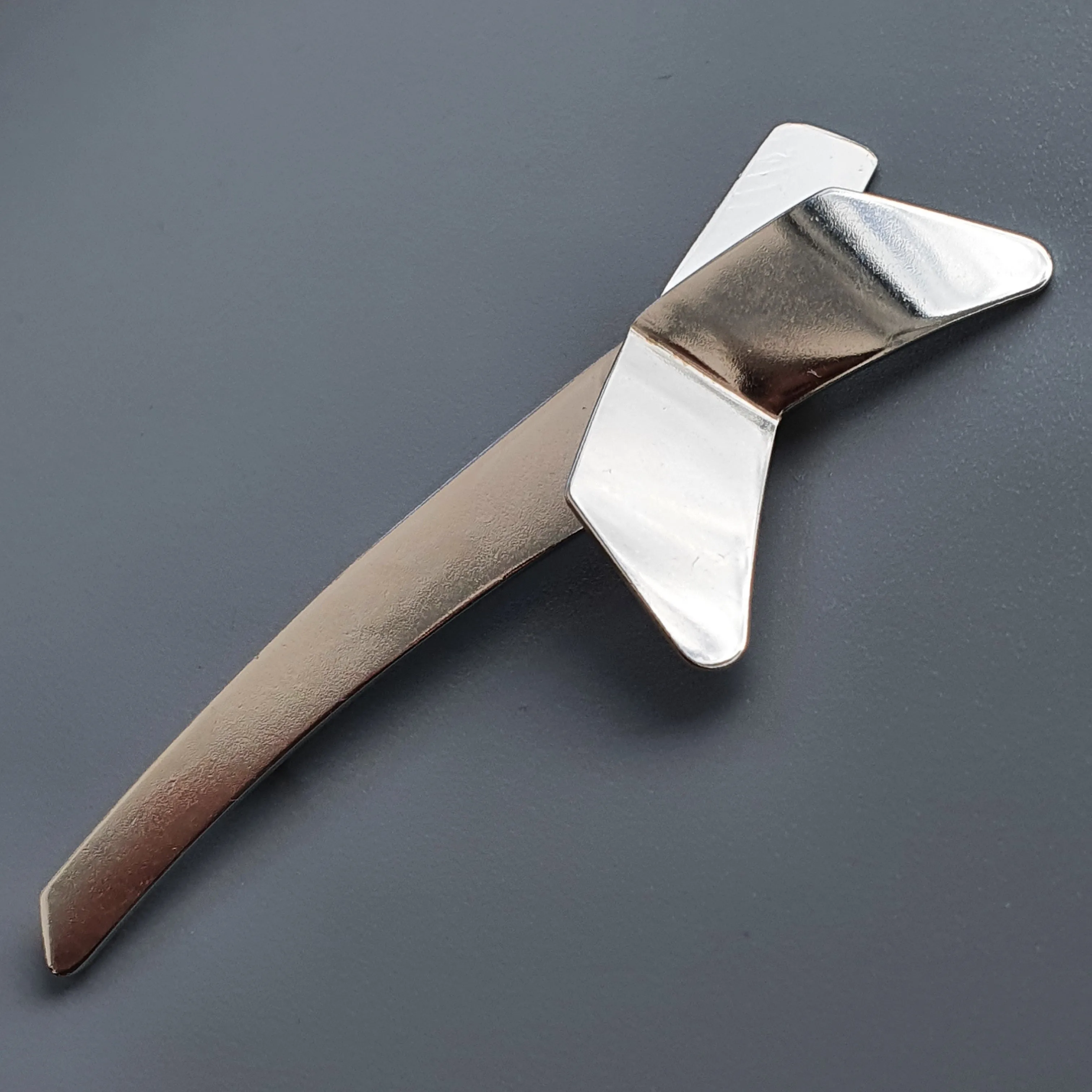 1980s Kultakeskus Finnish Silver Bow Brooch