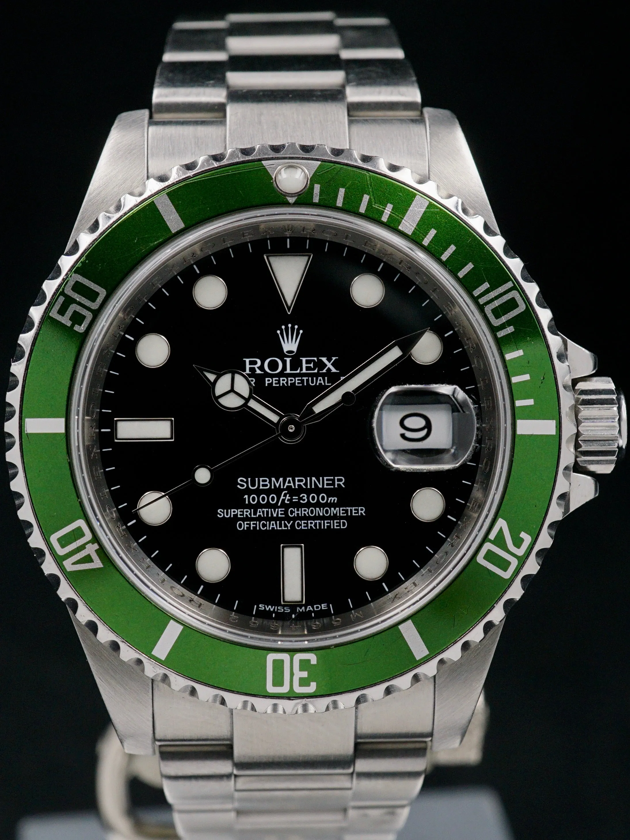 2007 Rolex Green Submariner (Ref. 16610LV) "Mk. V" With Warranty Card