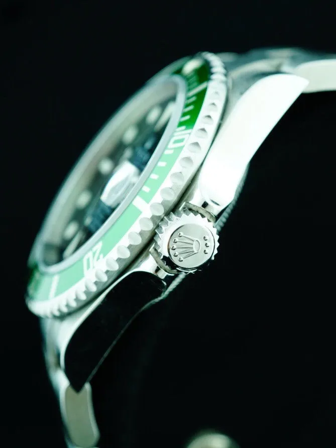 2008 Rolex 50th Anniversary Green Submariner  (Ref. 16610LV) (MARK V Dial)