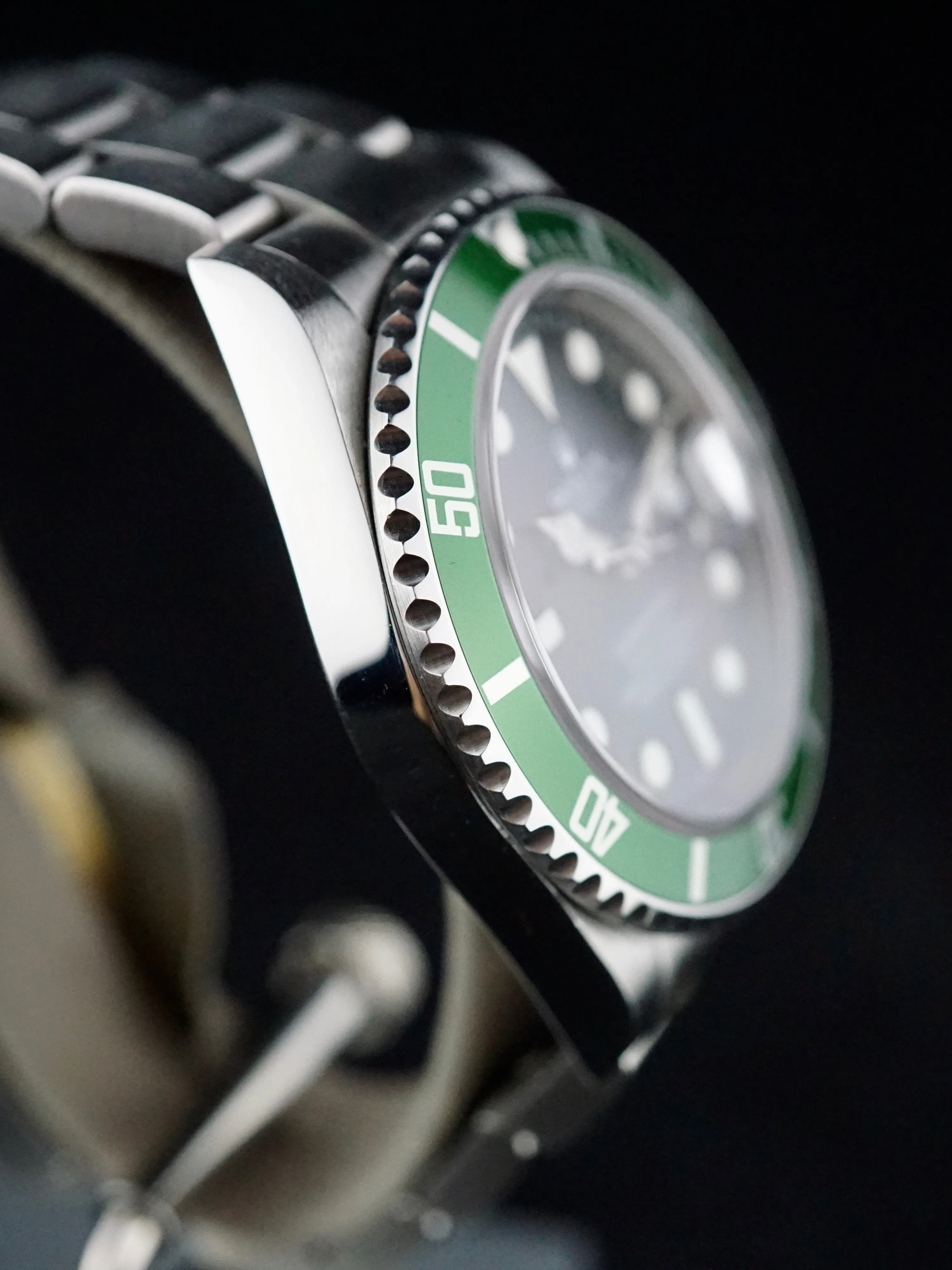 2008 Rolex Green Submariner Ref. 16610LV (MARK VII Dial)