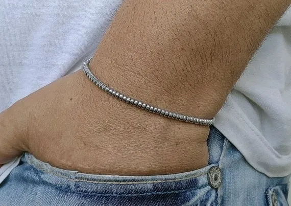 2019 New Design Men Bracelet Hematite Slim Health slimming Luxury Beaded bracelets& bangles for Women men Jewelry gift pulseira