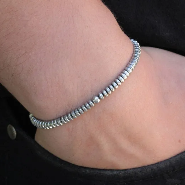 2019 New Design Men Bracelet Hematite Slim Health slimming Luxury Beaded bracelets& bangles for Women men Jewelry gift pulseira