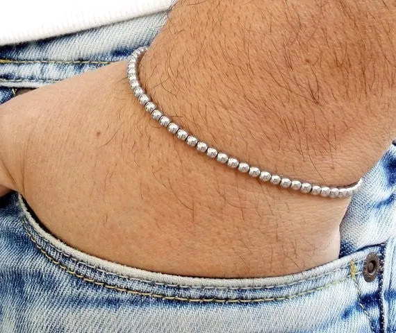 2019 New Design Men Bracelet Hematite Slim Health slimming Luxury Beaded bracelets& bangles for Women men Jewelry gift pulseira