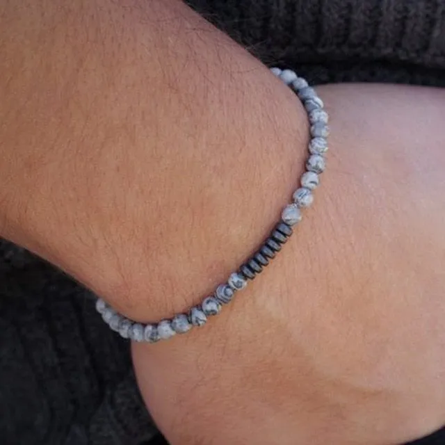 2019 New Design Men Bracelet Hematite Slim Health slimming Luxury Beaded bracelets& bangles for Women men Jewelry gift pulseira