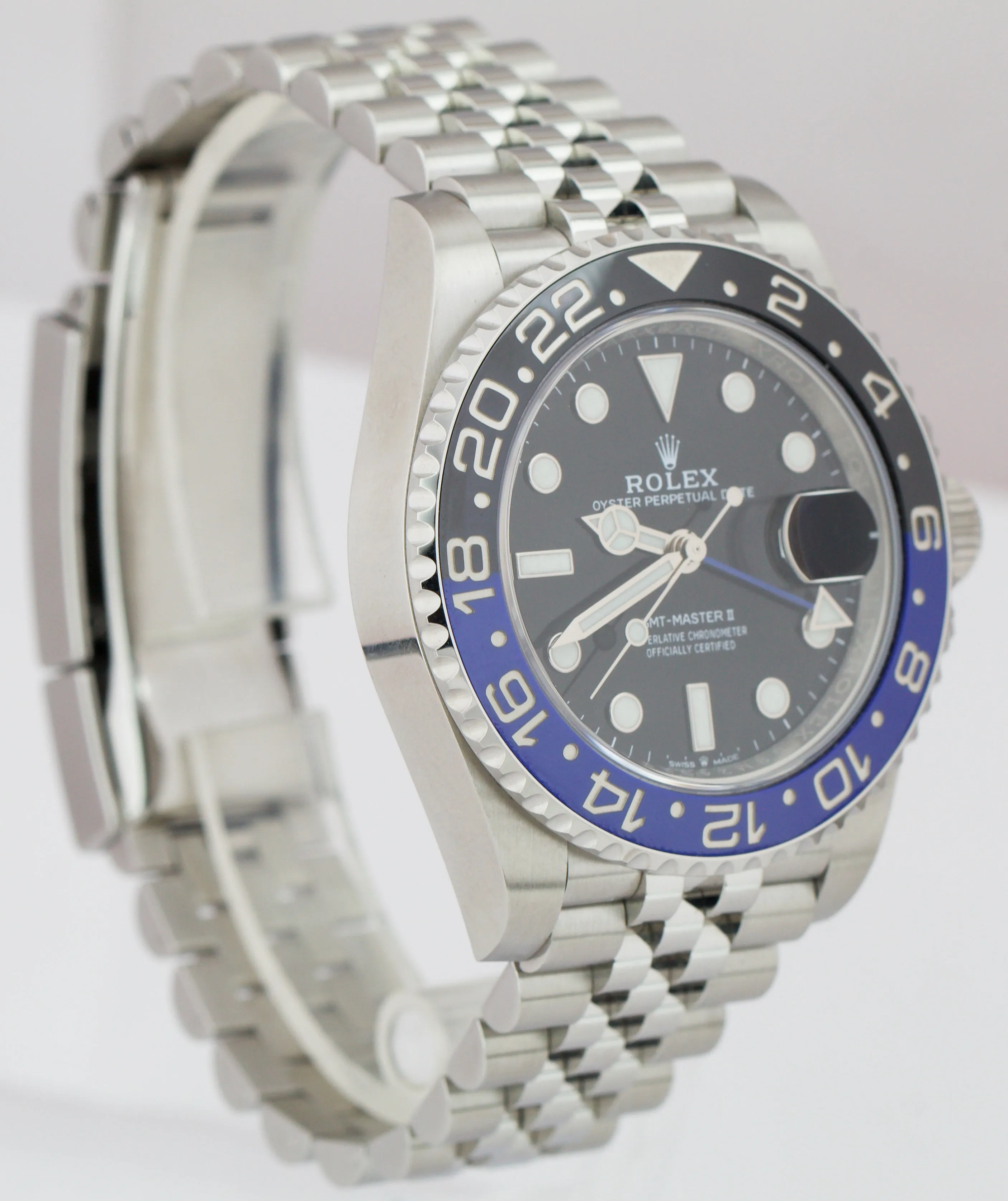 2019 UNP. Rolex GMT-Master II Batman Black Blue SS Ceramic 40mm 126710 BLNR B P