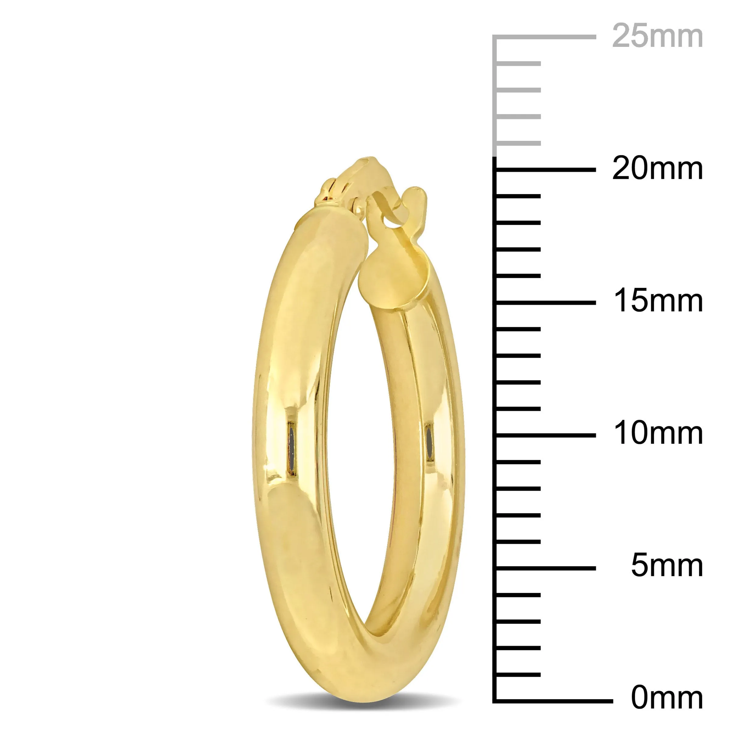 20MM Wide Hoops 14K Gold