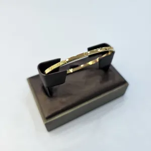 22k / 916 Gold Slim Shiny Bangle by Best Gold Shop