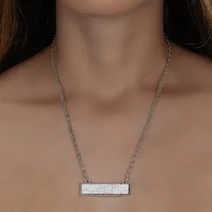 71895 - Squash Blossom Bar Necklace - Ivory