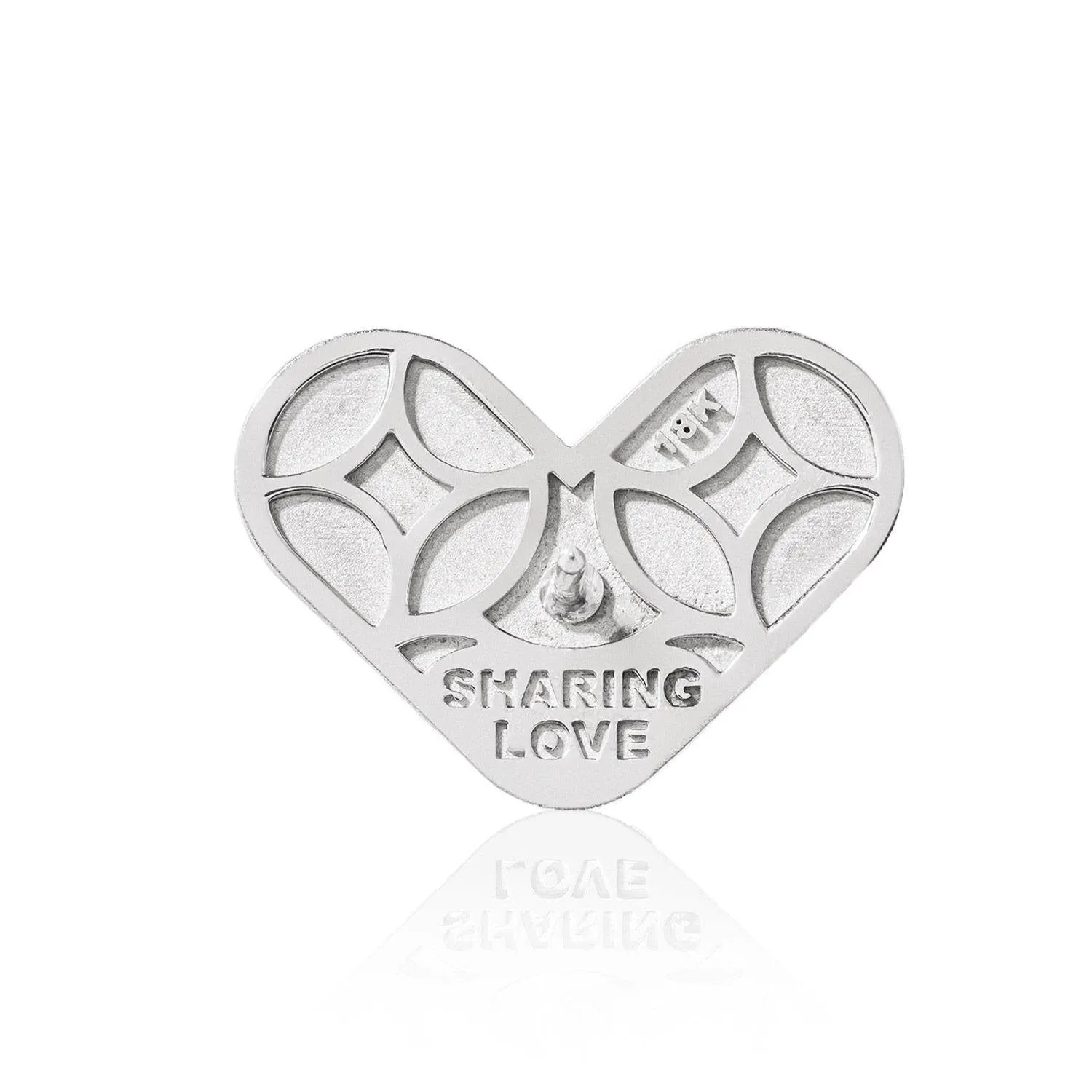 American Cancer Society Sharing Love Pin in 18kt White Gold - TACORI