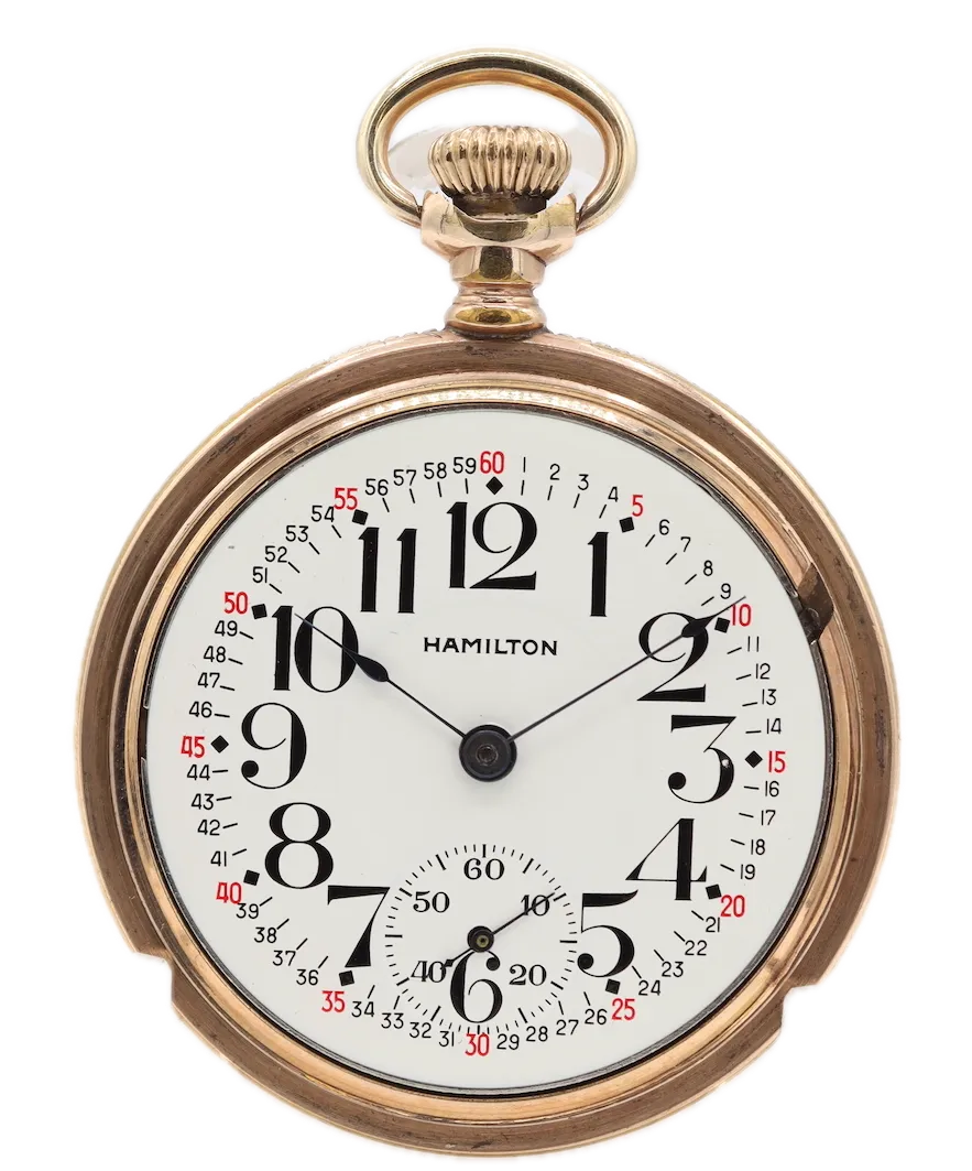 Antique 16s Hamilton Montgomery Dial 21 Jewel Railroad Pocket Watch 992