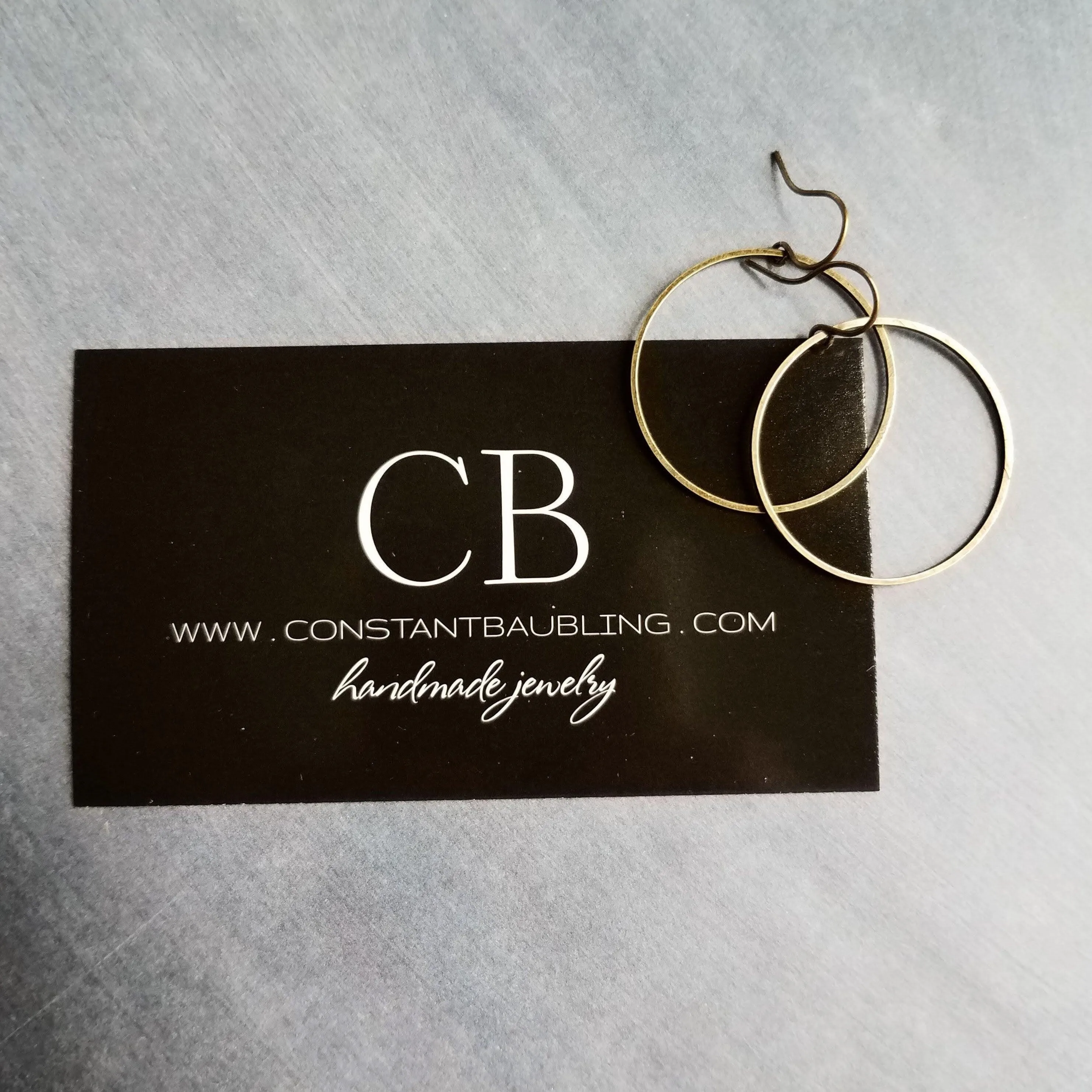 Antique Bronze Hoop Earrings, bronze circle earring, oxidized brass earring, thin brass ring, delicate round earring, large lightweight gold