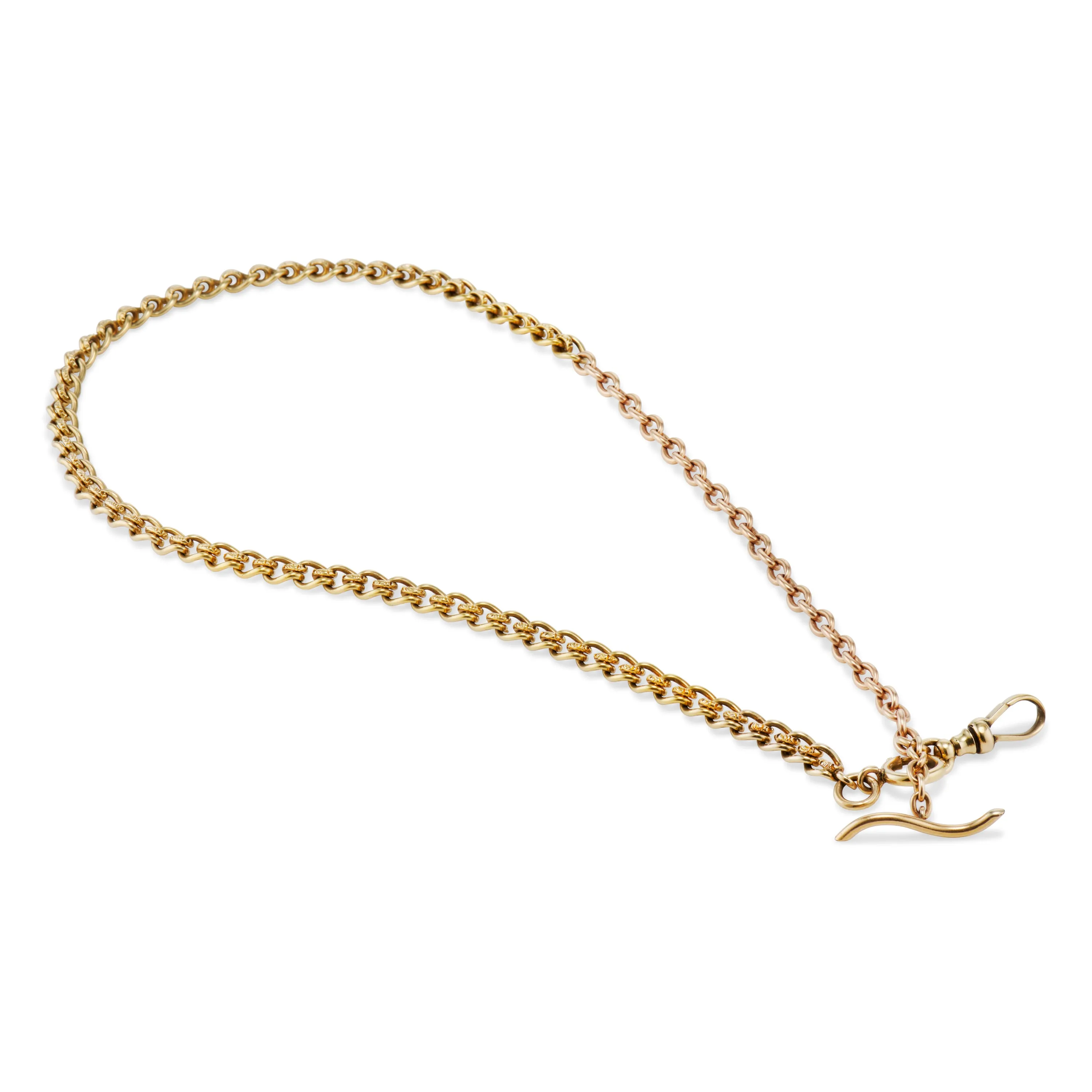 Antique Watch Chain Necklace