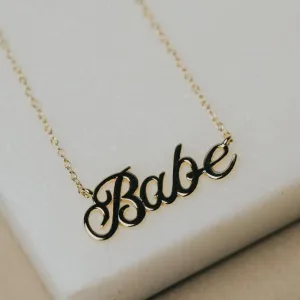 Babe Gold Necklace