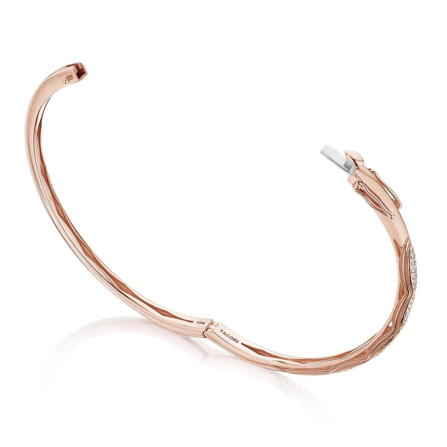 Bangle, Single Row Diamond, 3mm