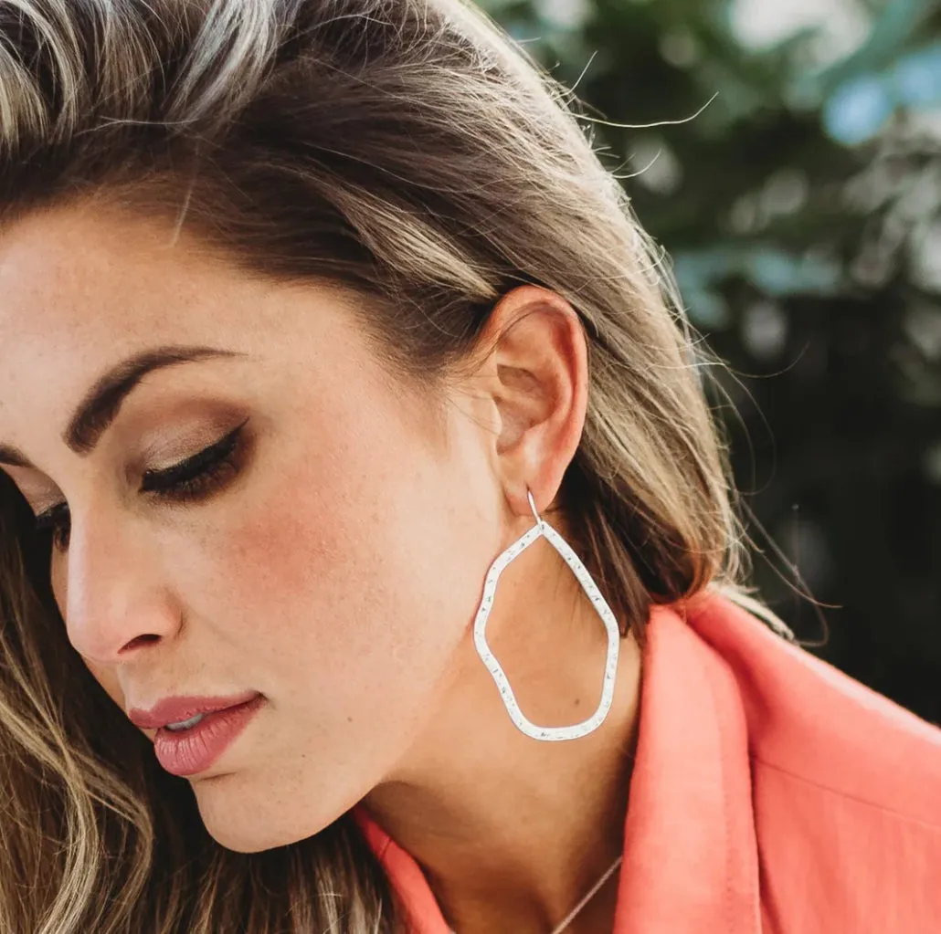 Banks Earrings- Silver
