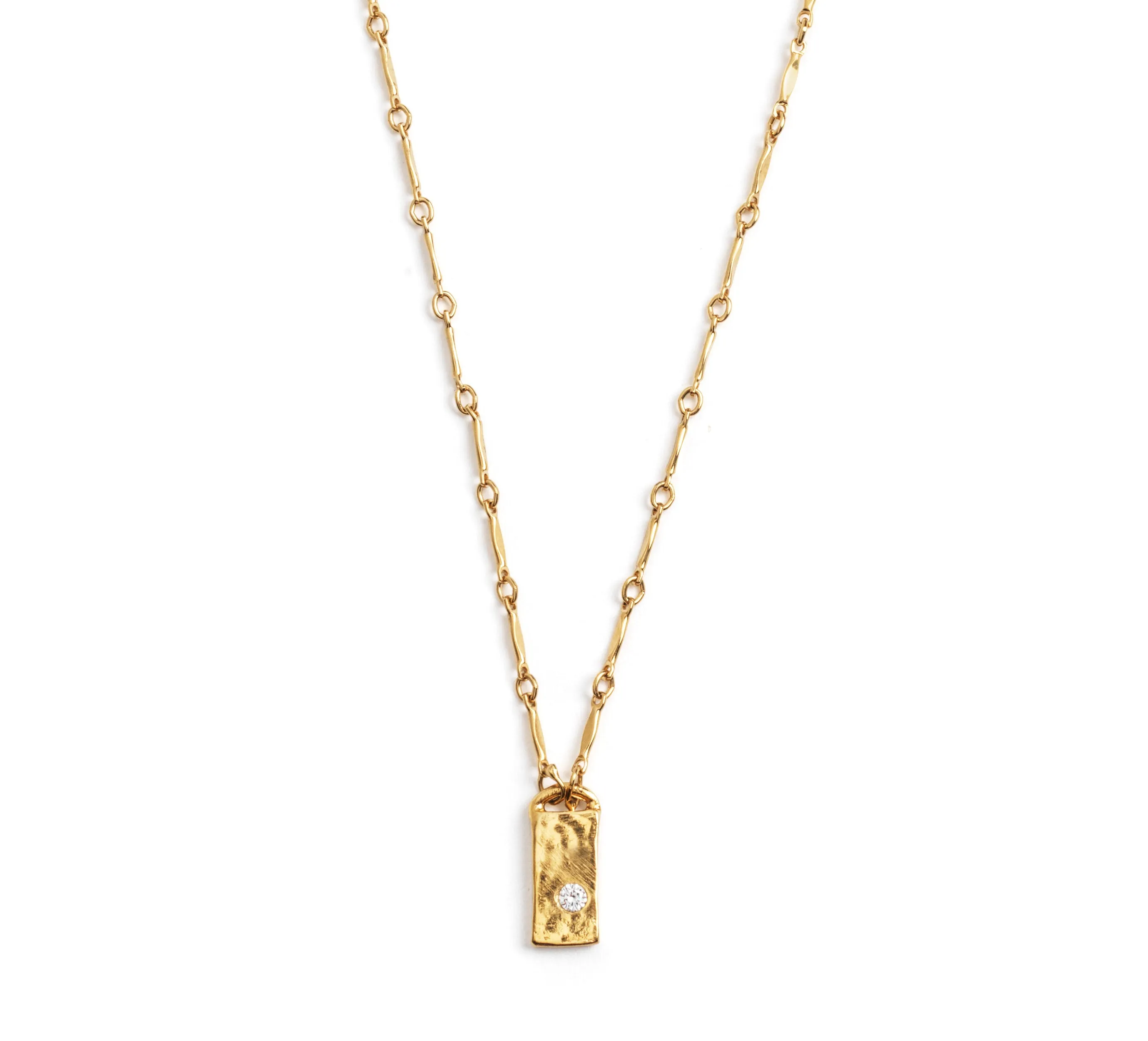 Bar with Diamond Necklace