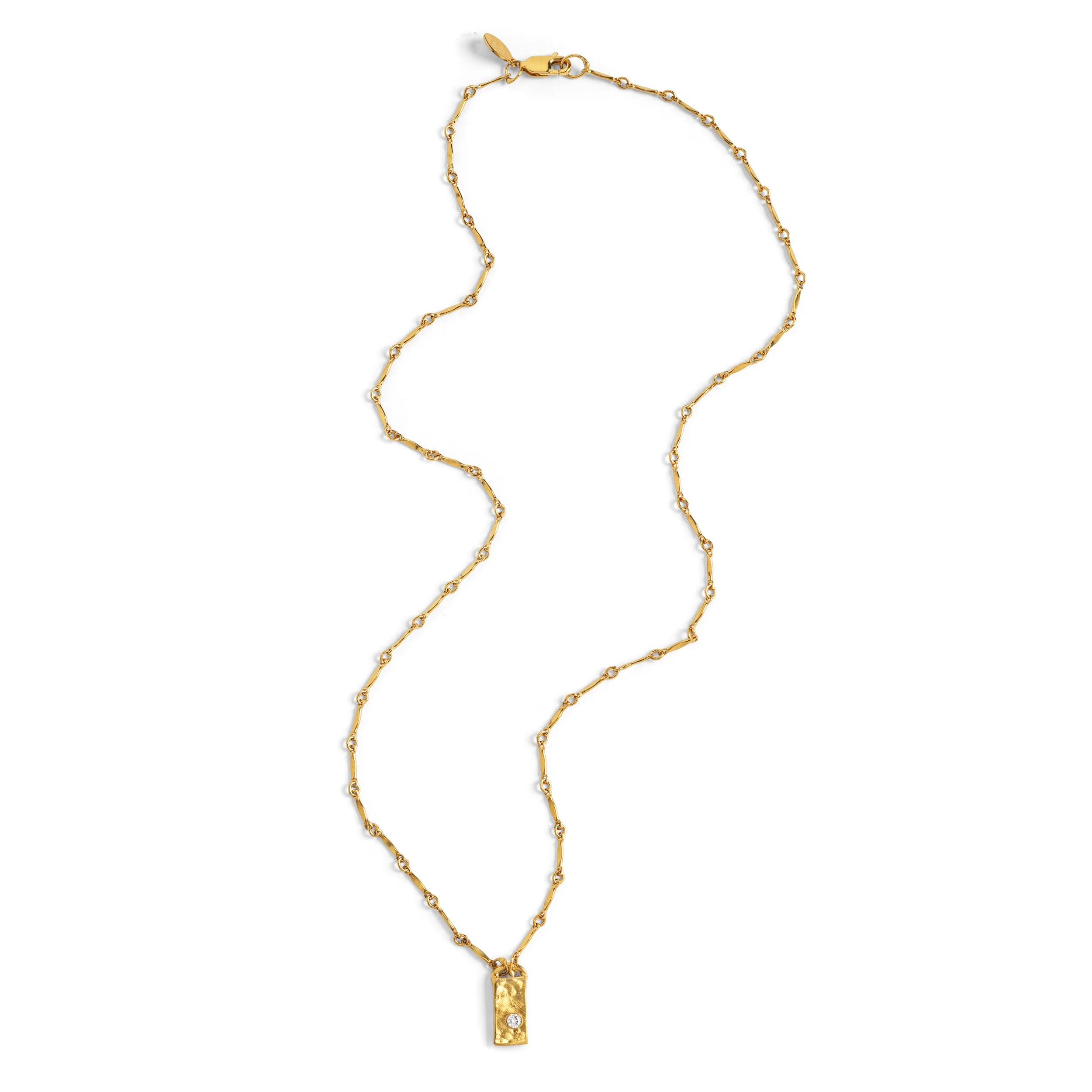 Bar with Diamond Necklace