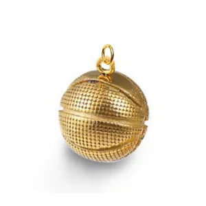 Basketball Game Day Sports Charm For Charm Necklace