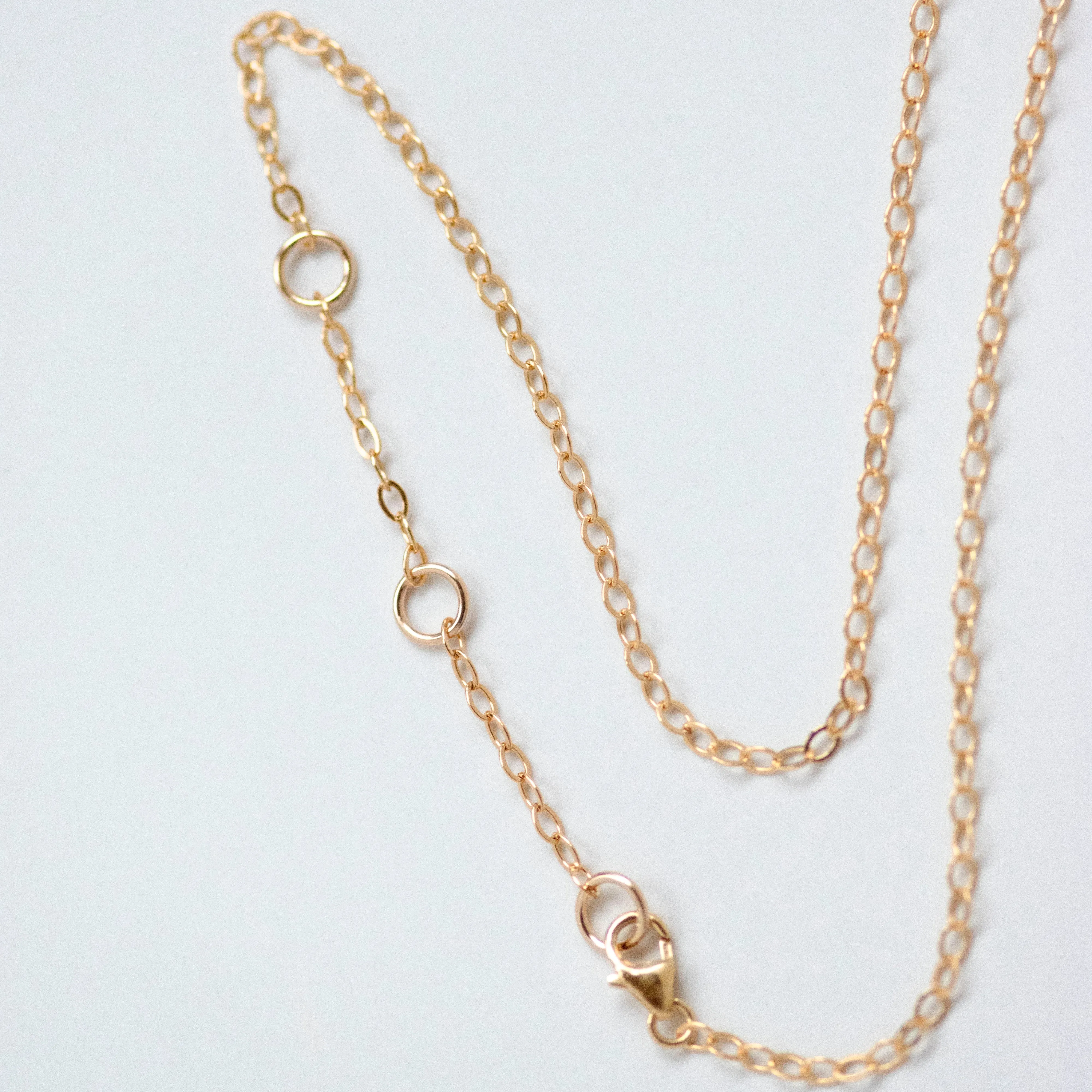 Built In Extender - Adjustable 20-21-22 inches (for 18 inch necklace)
