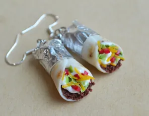 Burrito Dangle Earrings