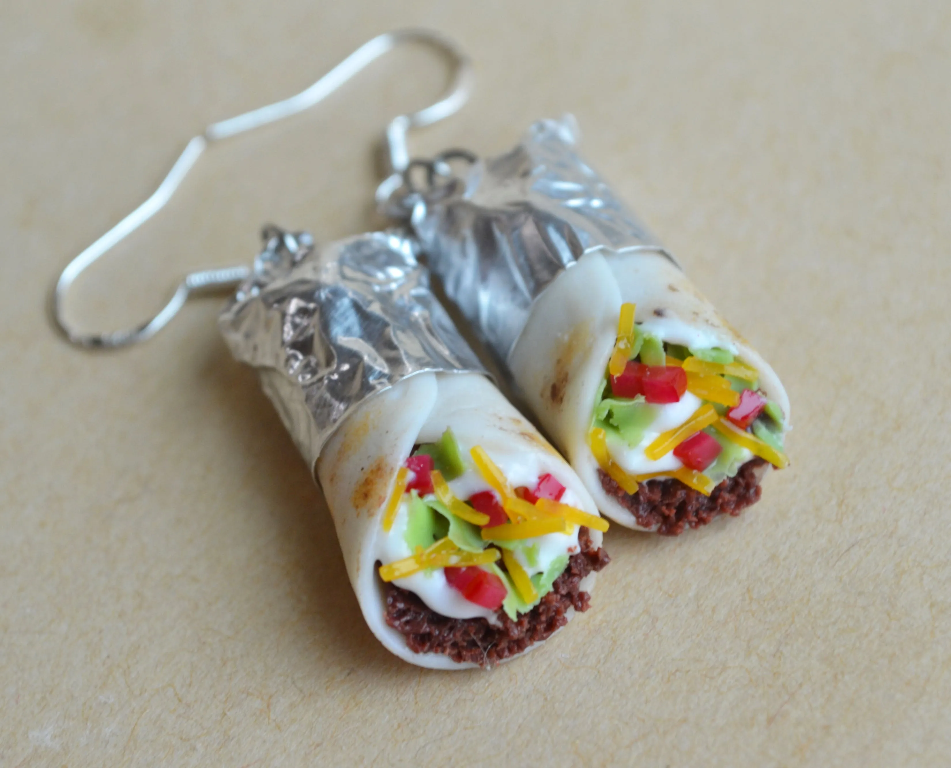 Burrito Dangle Earrings