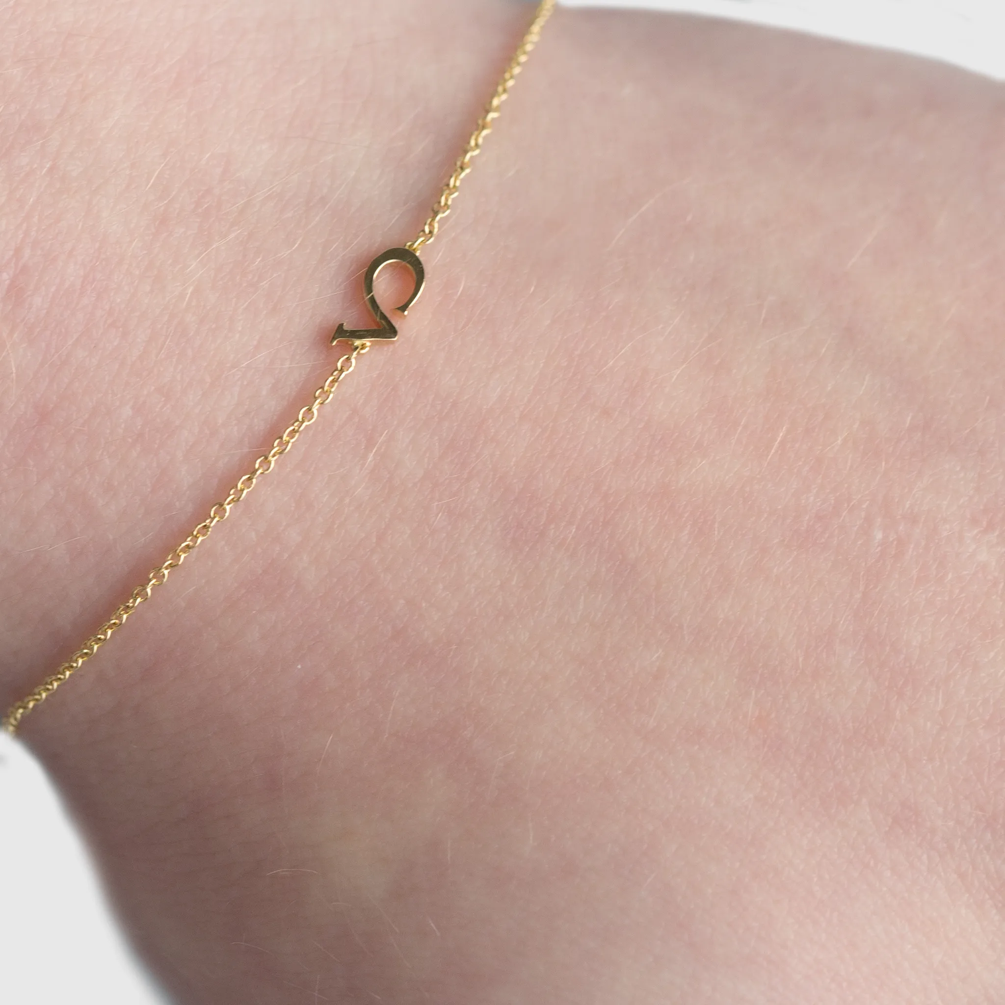 CA "CA" 18 Karat Yellow Gold Bracelet