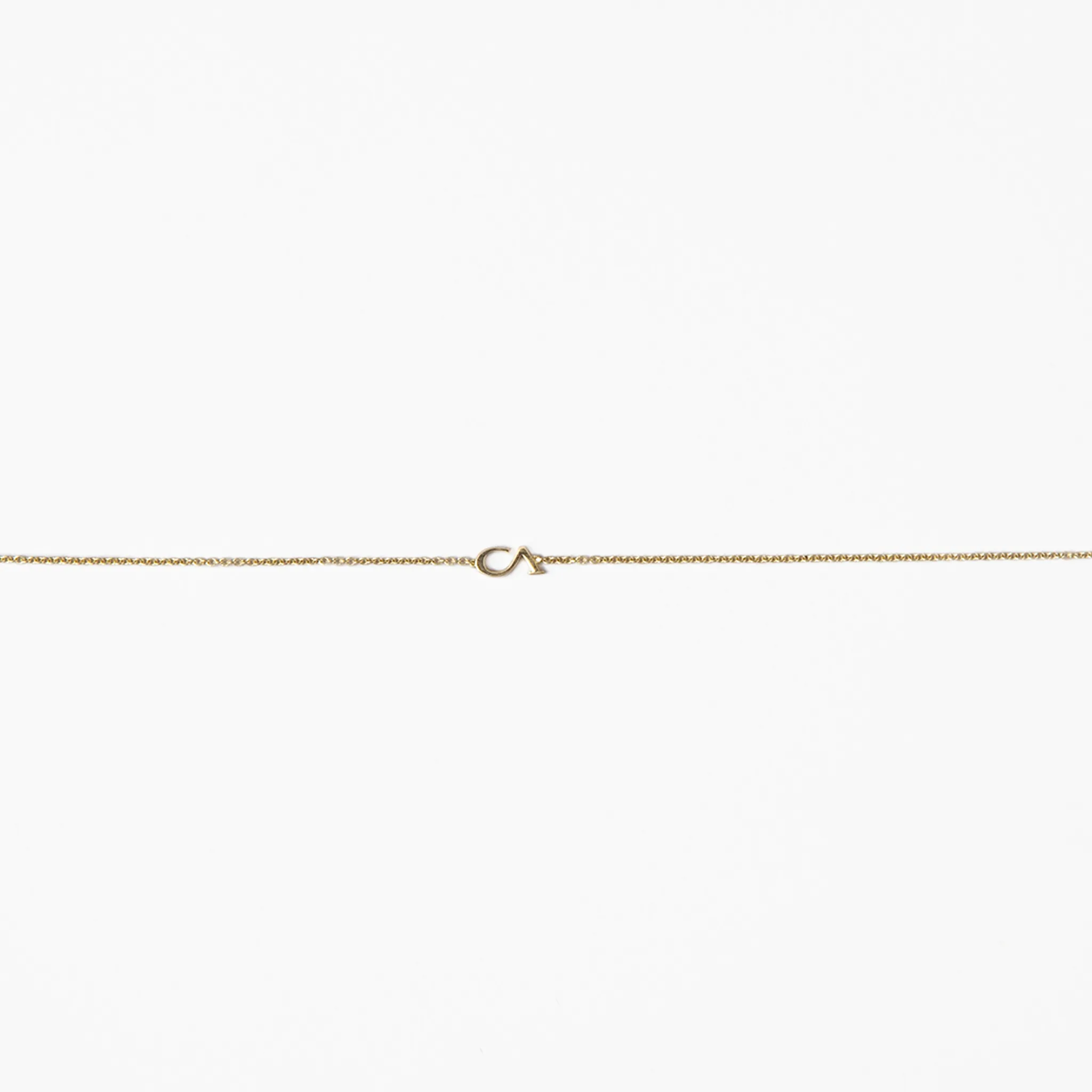 CA "CA" 18 Karat Yellow Gold Bracelet