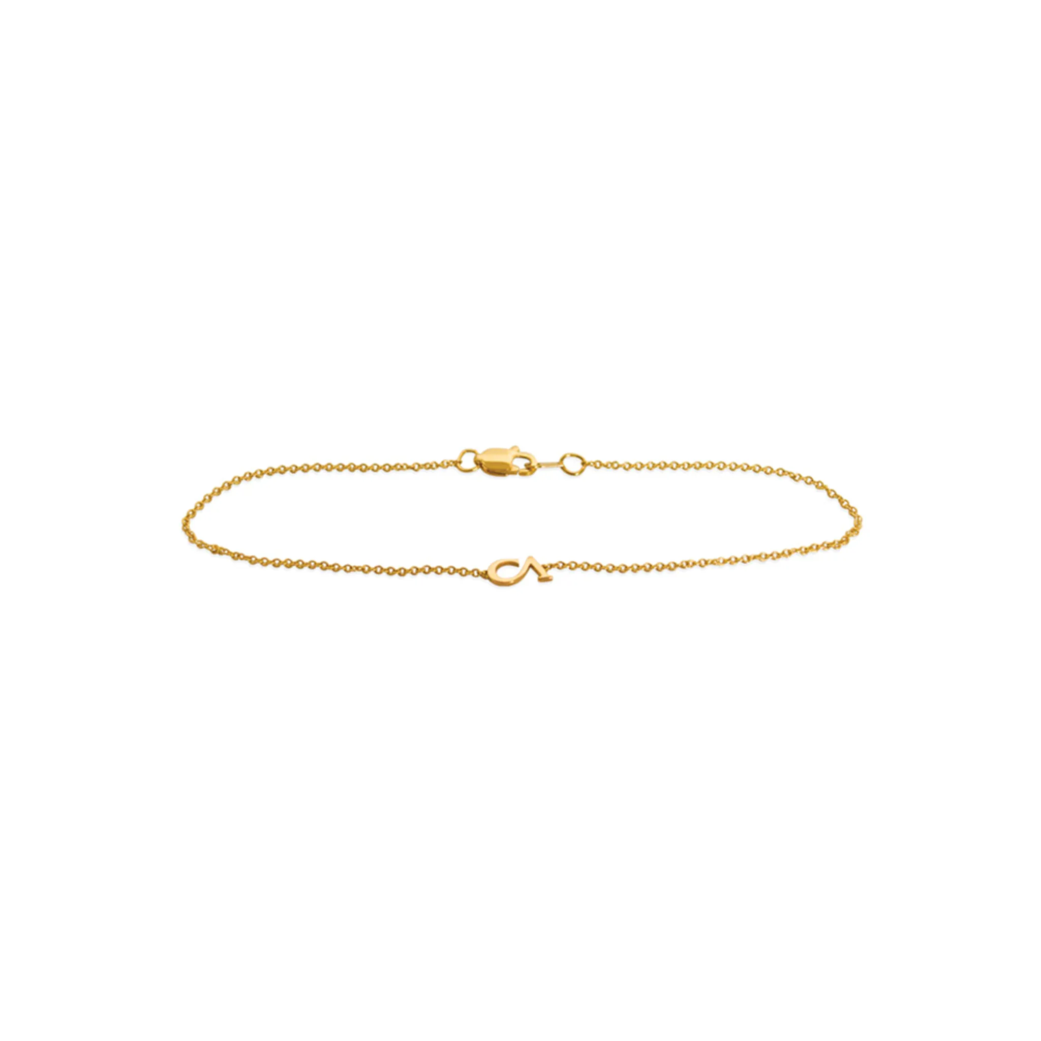 CA "CA" 18 Karat Yellow Gold Bracelet