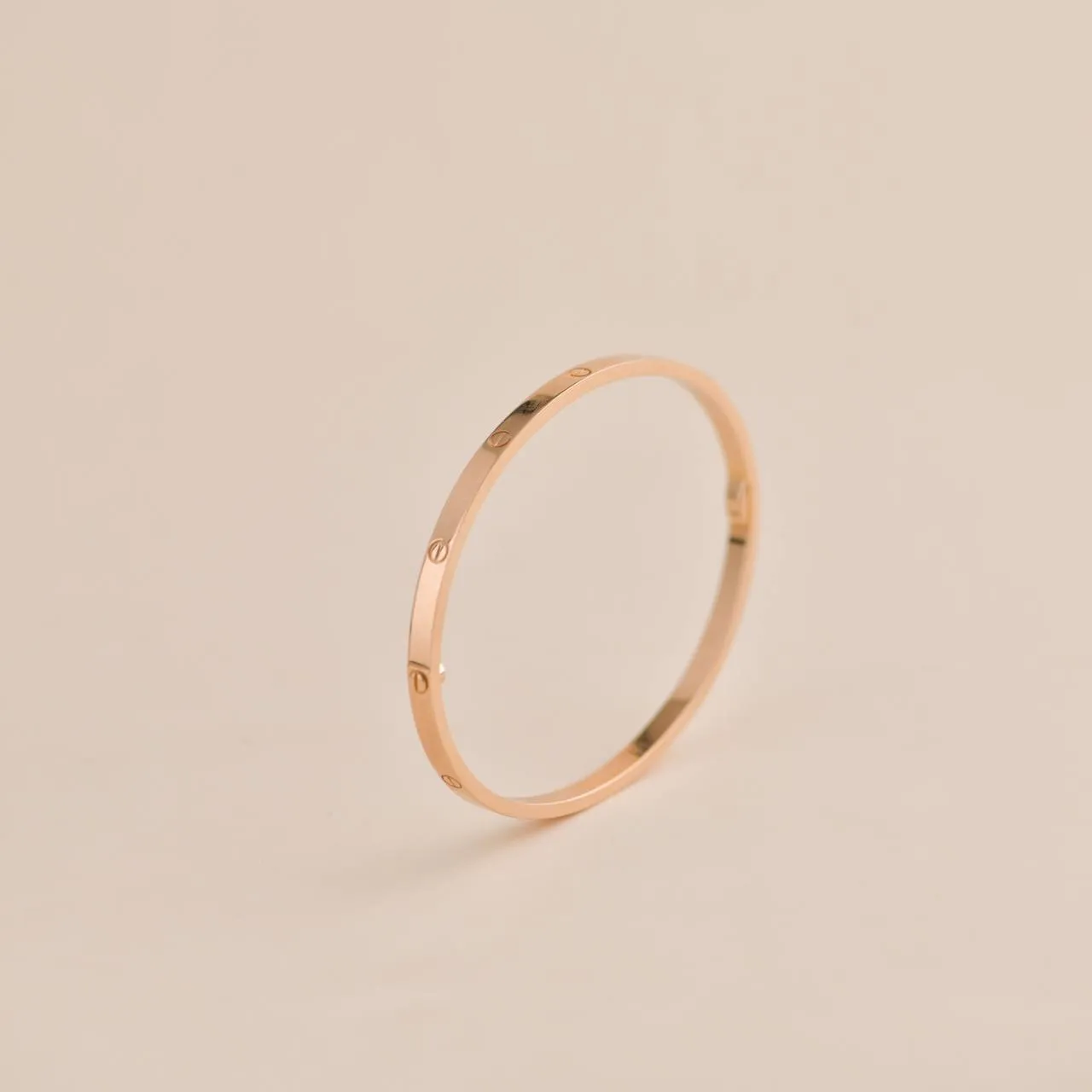 Cartier Love Bracelet Small Model 18K Rose Gold Size 19