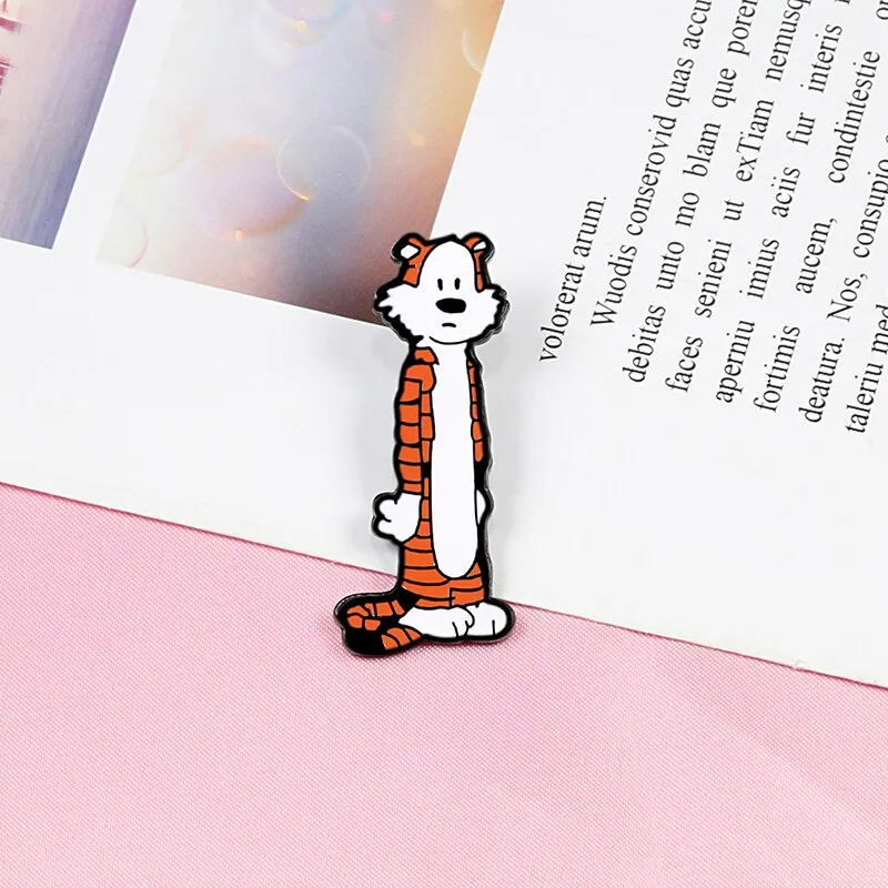 Cartoon Tiger Brooch