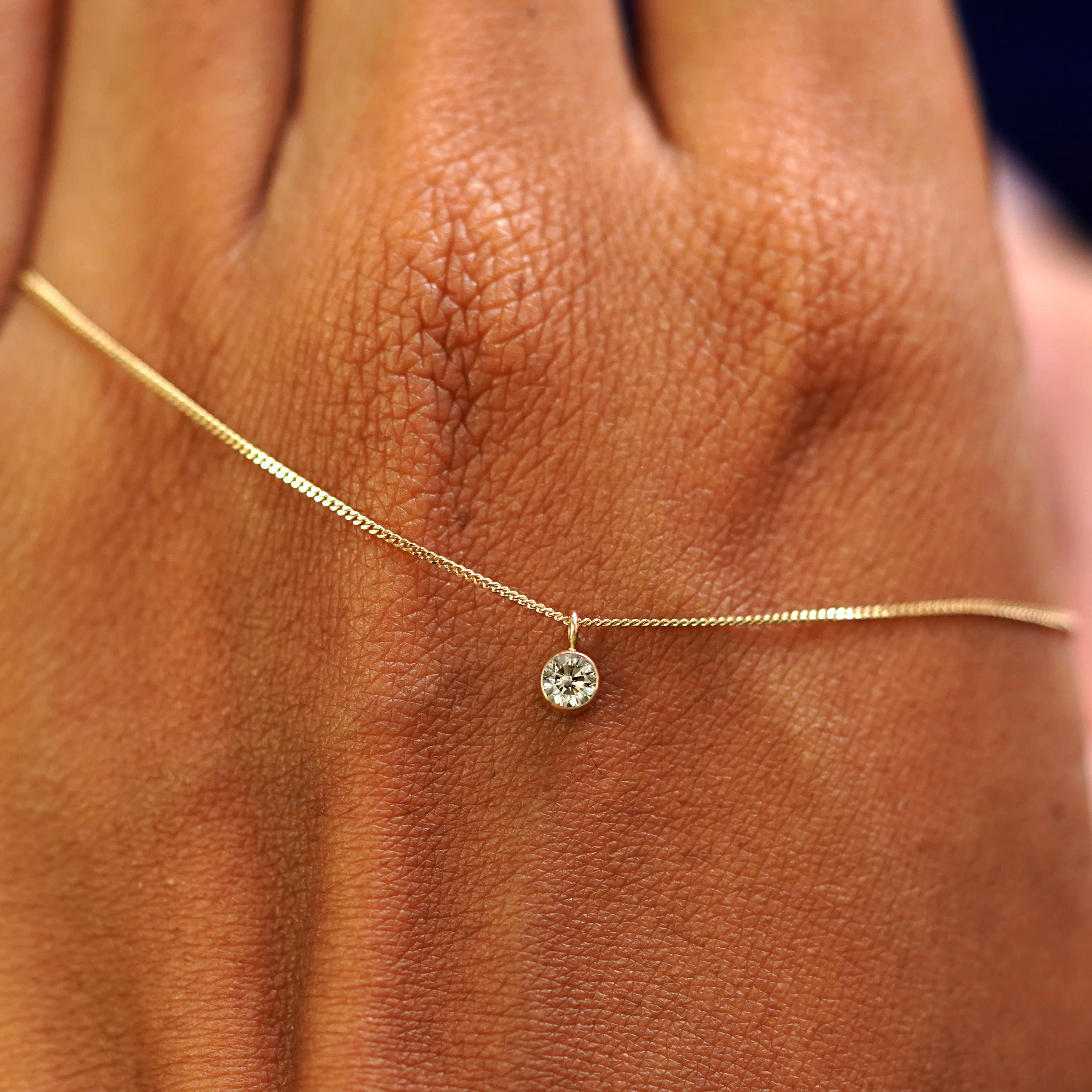 Champagne Diamond Necklace