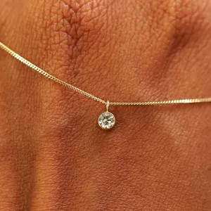 Champagne Diamond Necklace